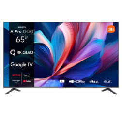 Xiaomi TV A Pro 65" (2026) Black | 4K Ultra HD Smart TV with Android & Premium Sound